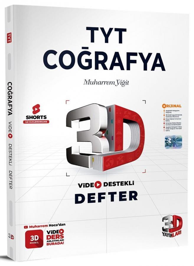 3D%20Yayınları%20TYT%20Coğrafya%20Video%20Destekli%20Defter