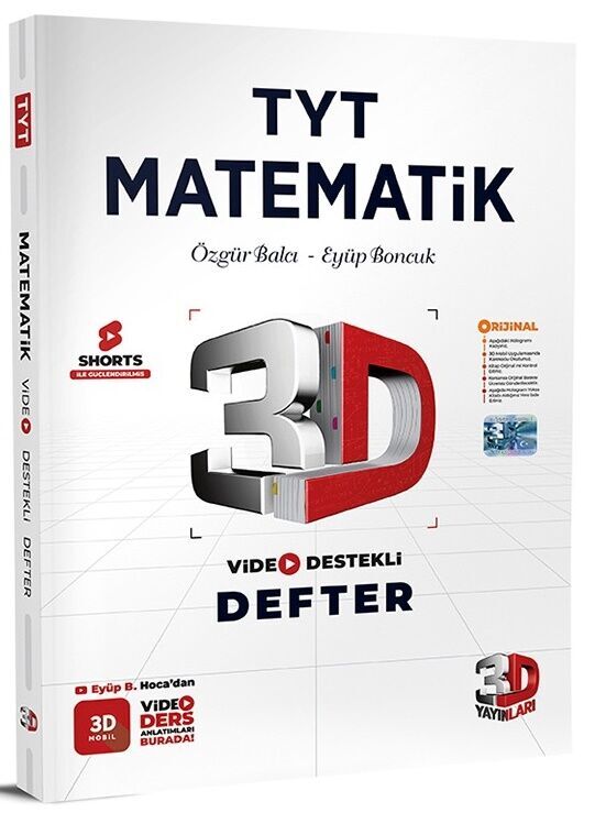 3D%20Yayınları%20TYT%20Matematik%20Video%20Destekli%20Def