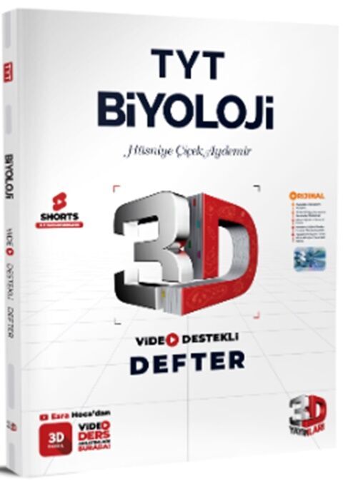 3D%20Yayınları%203D%20Yayınları%20TYT%20Biyoloji%20Video%20Destekli%20Defter