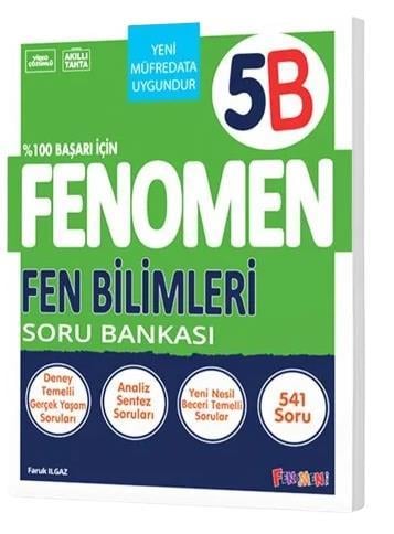 Fenomen%205.%20Sınıf%20Fen%20Bilimleri%20B%20Soru%20Bankası%20**YENİ**%202025