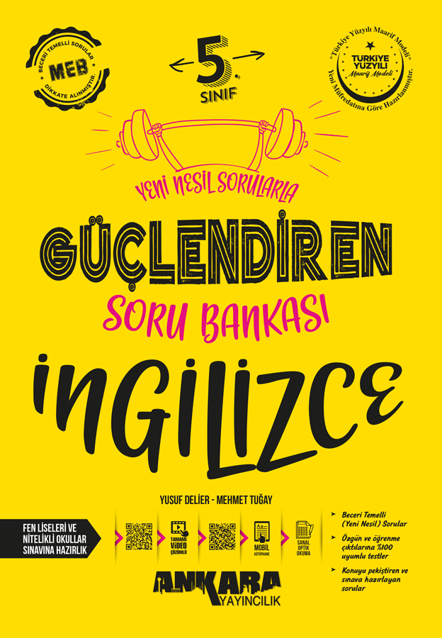 Ankara%205.%20Sınıf%20Güçlendiren%20İngilizce%20Soru%20Bankası%20**YENİ**