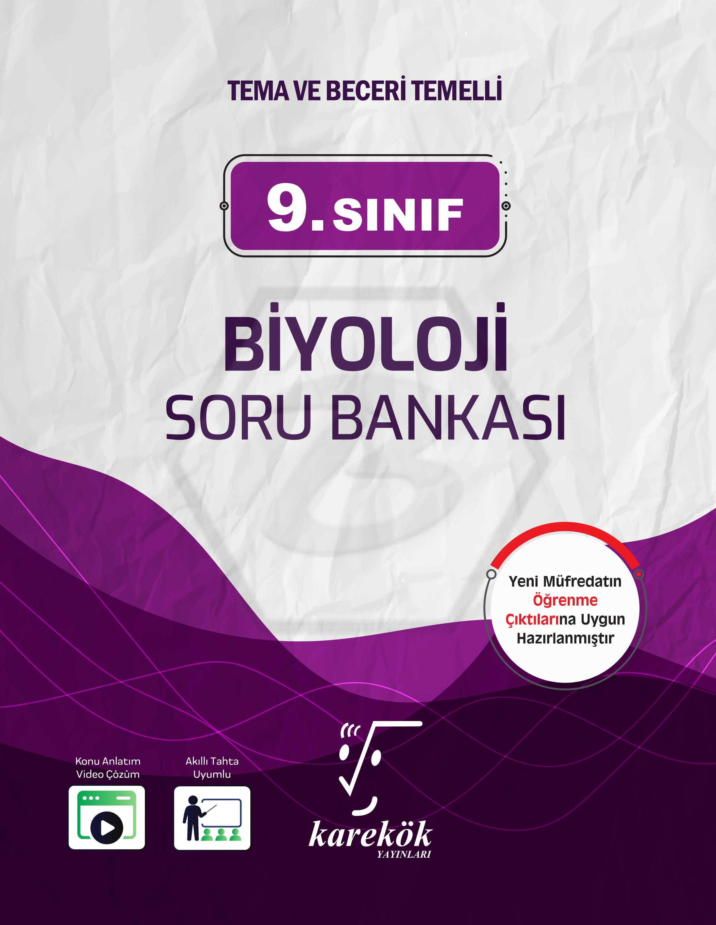 Karekök%209.Sınıf%20Biyoloji%20Soru%20Bankası%20**YENİ**%202025