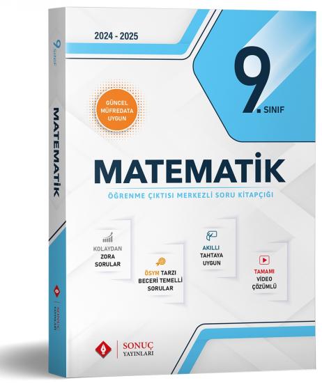 Sonuç 9.Sınıf Matematik Modüller Set 2025 Güncel Müfredata Uygun