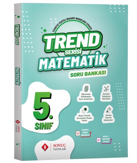 SONUÇ 5.Sınıf Trend Serisi Matematik Soru Bankası 2024 - 2025 **YENİ**