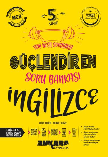 Ankara 5. Sınıf Güçlendiren İngilizce Soru Bankası **YENİ**