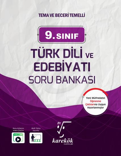 Karekök 9.Sınıf Türk Dili Edebiyatı Soru Bankası **YENİ** 2025