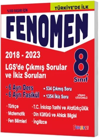 Fenomen 8 Lgs Çıkmış Sorular Ve İkiz Soruları Seti (6 Kitap) (2018-2024) (İadesizdir)