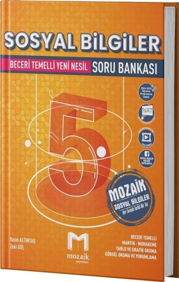 Mozaik Yayınları 5. Sınıf Sosyal Bilgiler Soru Bankası **YENİ**