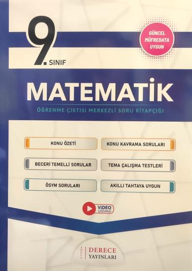 DERECE 9.SINIF MATEMATİK KONU ÖZETLİ SORU BANKASI **YENİ** 2025