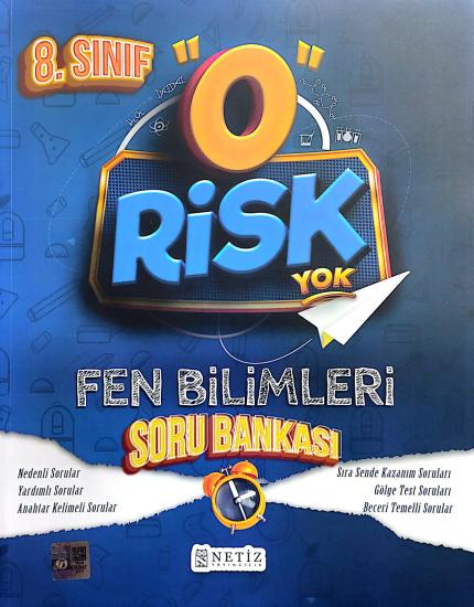 NETİZ YAYINLARI 8.SINIF RİSK YOK FEN BİLİMLERİ **YENİ**2025